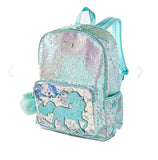 Justice Girls Unicorn Backpack Reversible Sequin Full Size New 2019