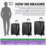 Ricardo Beverly Hills Melrose Hardside Expandable Luggage with Lightweight Construction for Smooth Traveling, Stylish, Durable, and Spacious, Men and Women, Black, Carry-On 20-Inch
