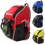 Soccer Backpack - Basketball Backpack - Youth Kids Ages 6 and Up - with Ball Compartment - All Sports Bag Gym Tote Soccer Futbol Basketball Football Volleyball