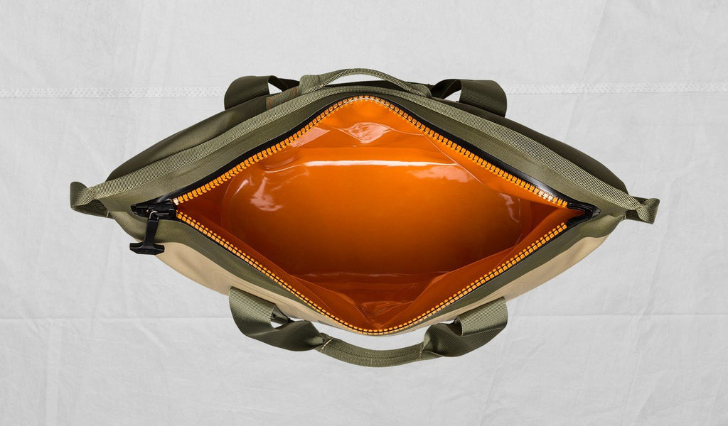 YETI Hopper Two 30 Portable Cooler, Field Tan / Blaze Orange - backpacks4less.com