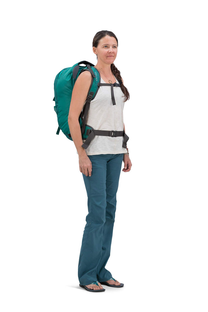 Osprey Packs Fairview 40 Women's Travel Backpack, Rainforest Green, X-Small/Small - backpacks4less.com
