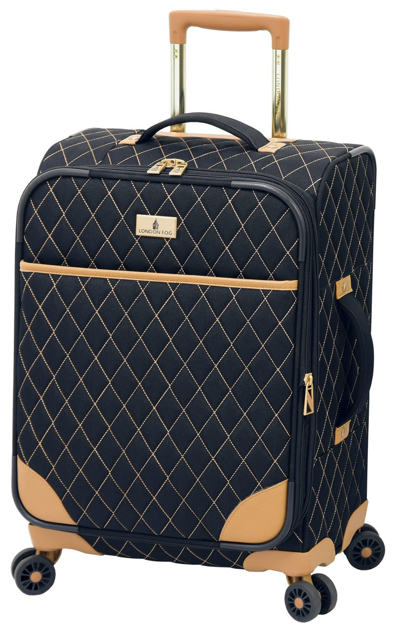 London Fog Queensbury, Black, 4 Piece
