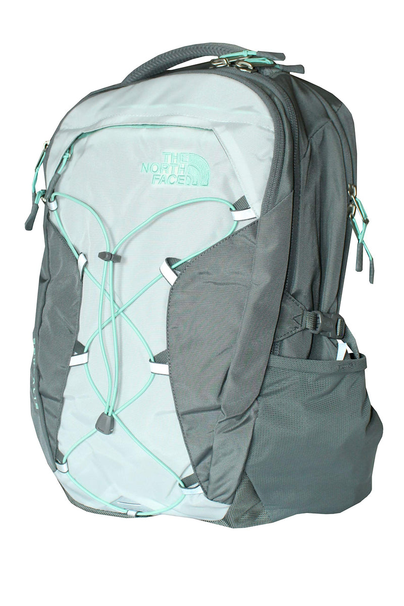 The North Face Women's Borealis Laptop Backpack - 15" (Tnf White/surf green) - backpacks4less.com