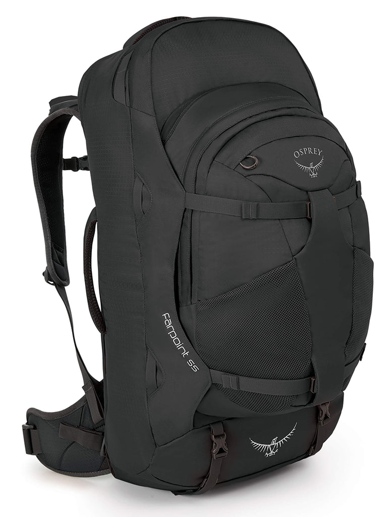 Osprey Packs Farpoint 55 Men's Travel Backpack, Volcanic Grey, Medium/Large - backpacks4less.com
