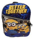Accessory Innovations Minions Full Size 16 Inch Backpack with Detachable Lunch Box