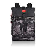 Tumi Men's Alpha Bravo London Roll Top Backpack, Charcoal Restoration, One Size