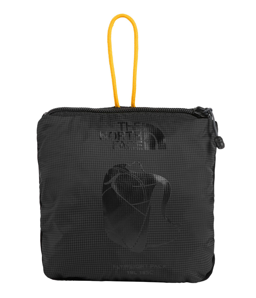 The North Face Flyweight Pack, Asphalt Grey/TNF Black, OS - backpacks4less.com