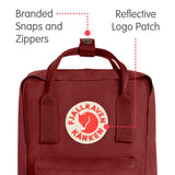 Fjallraven - Kanken Mini Classic Backpack for Everyday, Ox Red - backpacks4less.com