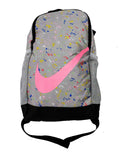 Nike Youth Nike Brasilia Backpack All Over Print Ho19, Atmosphere Grey/Bleached Coral, Misc