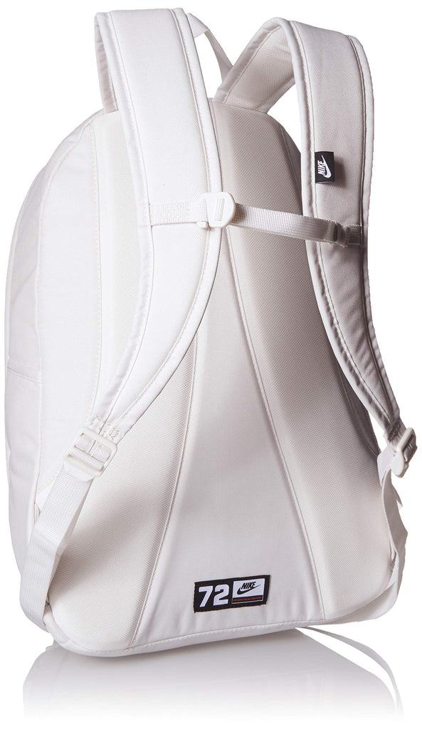 Nike Hayward 2.0 Backpack, Nike Backpack for Women and Men with Polyester Shell & Adjustable Straps, Phantom/Bright Crimson/Phantom - backpacks4less.com