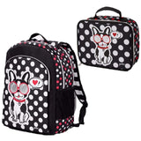 Justice Girl's 2-Piece Bundle Pawsitivity 2-Sided Backpack & Lunch Tote Set