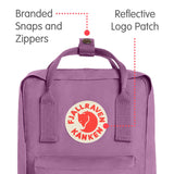 Fjallraven - Kanken Mini Classic Backpack for Everyday, Orchid - backpacks4less.com