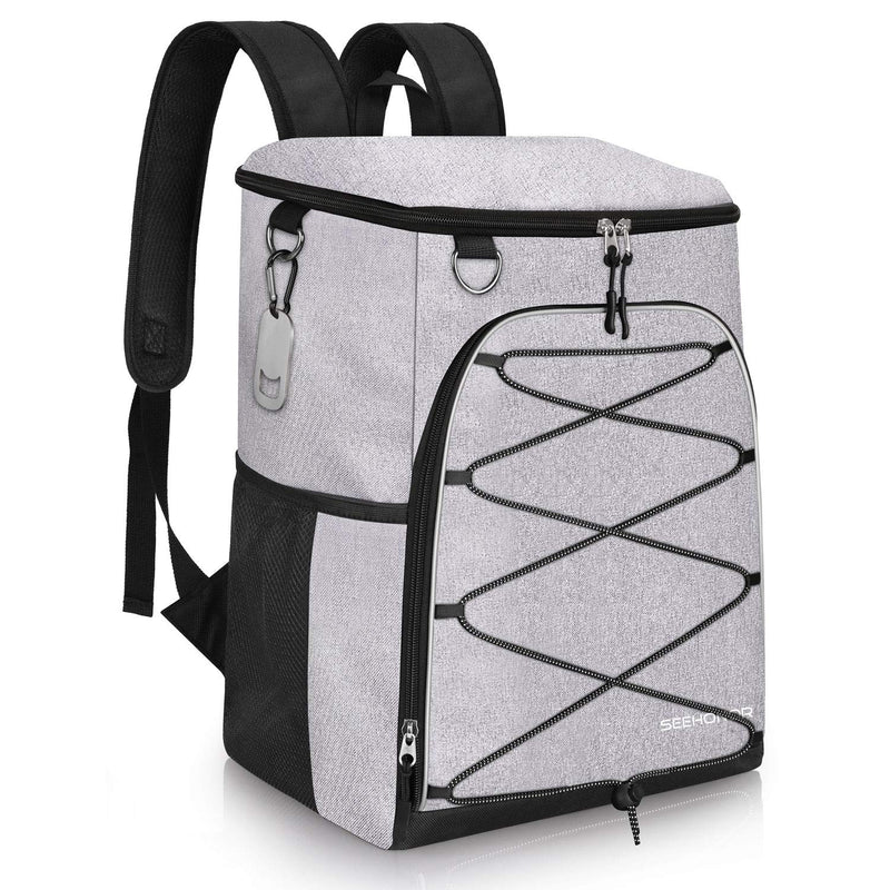 SEEHONOR Insulated Cooler Backpack Leakproof Soft Cooler Bag Lightweight Backpack Cooler for Lunch Picnic Fishing Hiking Camping Park Beach 25 Cans - backpacks4less.com