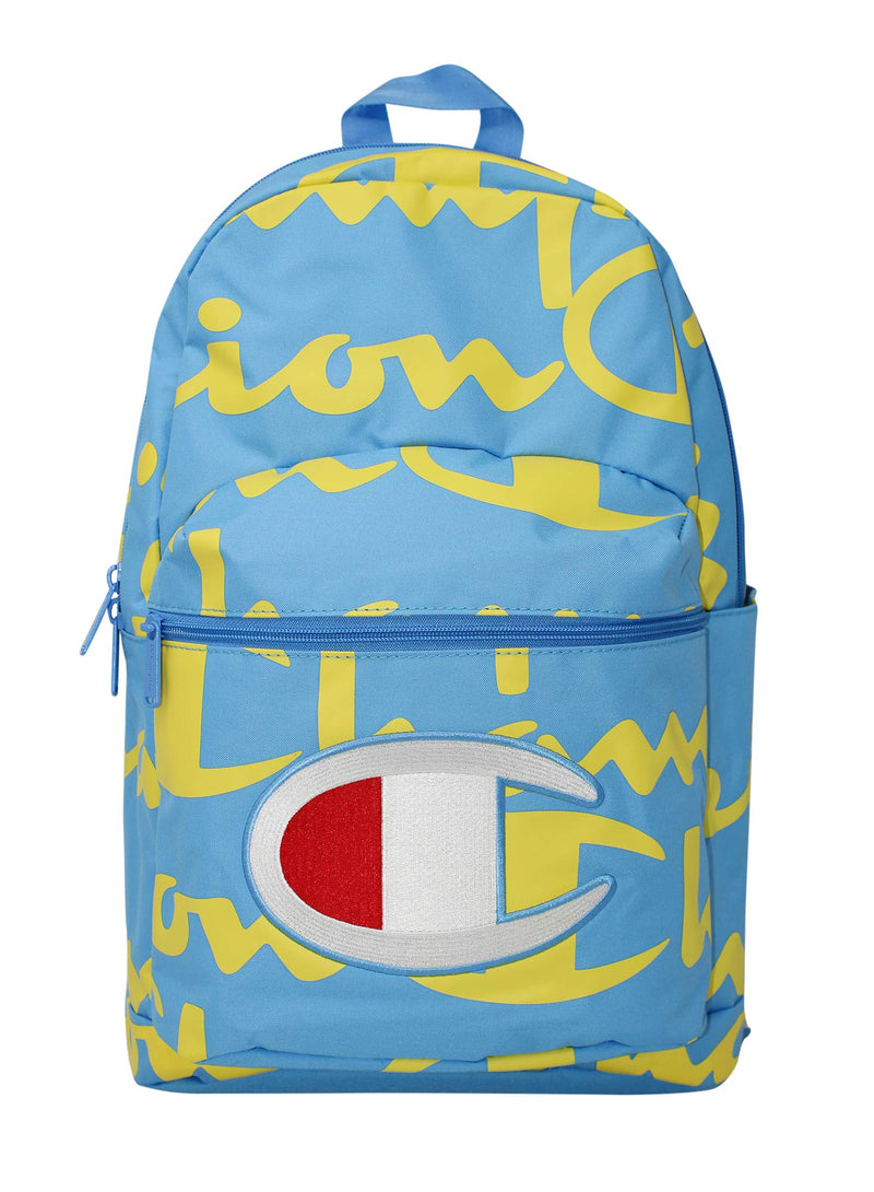 Champion Men's SuperCize Backpack, Blue/Yellow, OS - backpacks4less.com
