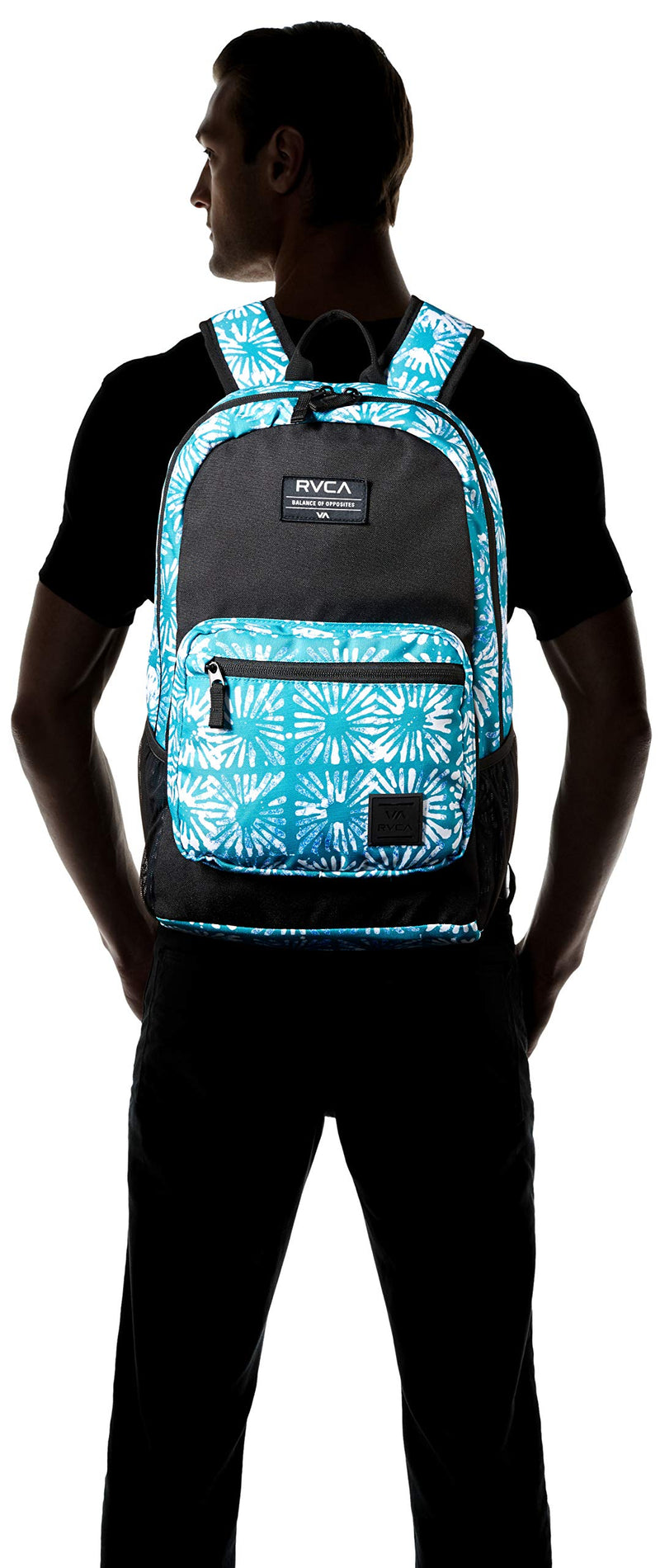 RVCA Men's ESTATE DELUX BACKPACK, teal, One Size - backpacks4less.com