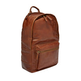 Fossil Men's Leather Estate Backpack, Cognac - backpacks4less.com