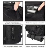 NOOLA Military Tactical Backpack Large Army Rucksack Assault Pack Molle Bag Black - backpacks4less.com