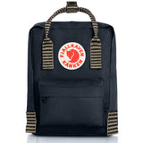 Fjallraven - Kanken-Mini Classic Pack, Heritage and Responsibility Since 1960, Black-Striped,One Size