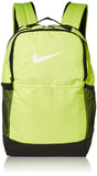 Nike Brasilia Medium Training Backpack, Nike Backpack for Women and Men with Secure Storage & Water Resistant Coating, Volt/Black/White