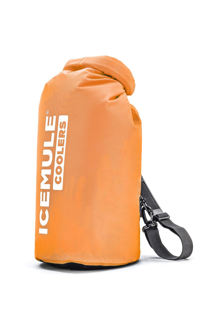 ICEMULE Classic Insulated Backpack Cooler Bag - Hands-Free, Collapsible, and Waterproof, This Portable Cooler is an Ideal Sling Backpack for Hiking, The Beach, Picnics and Camping-Medium, Blaze Orange - backpacks4less.com