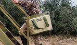 YETI Hopper Two 20 Portable Cooler, Field Tan / Blaze Orange - backpacks4less.com