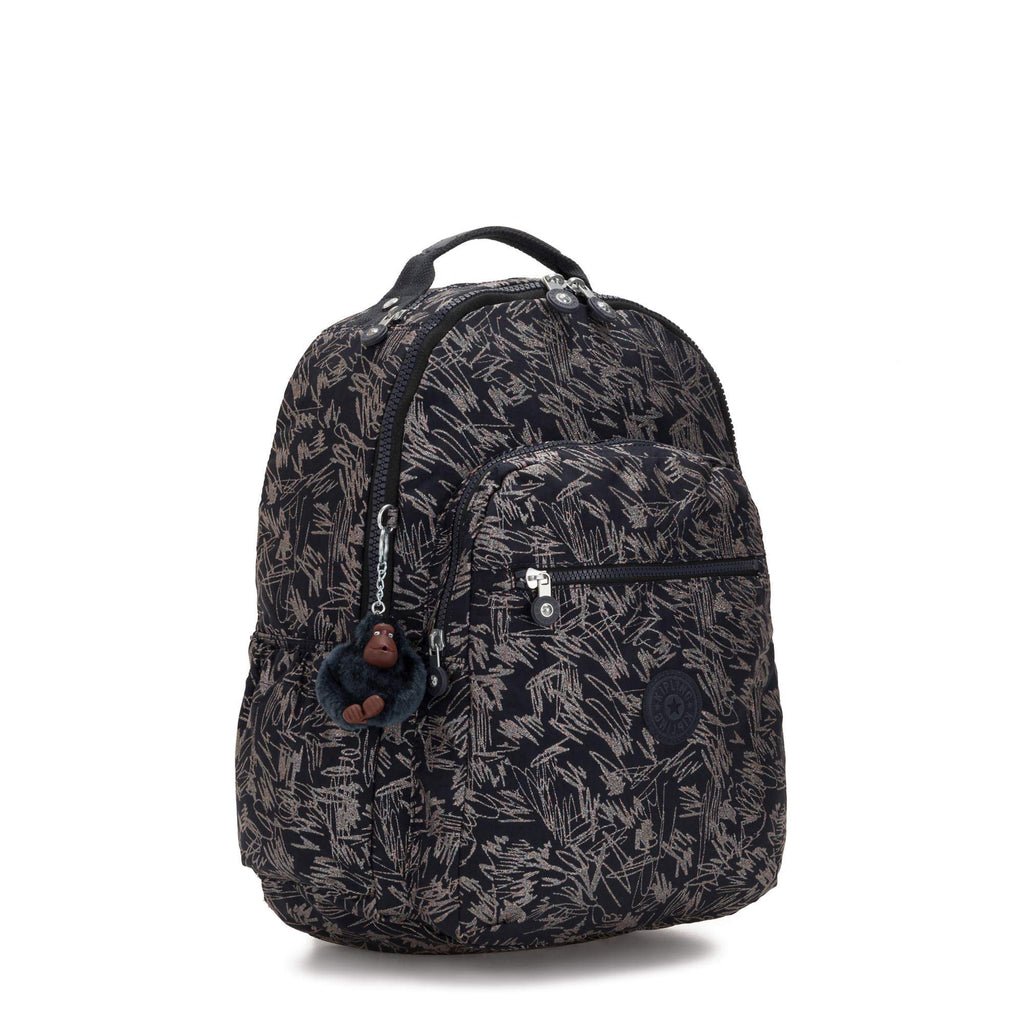 Kipling Seoul Go Large 15" Laptop Backpack Vibrant Sketch - backpacks4less.com