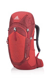 Gregory Mountain Products Zulu 40 Liter Men's Hiking Backpack, Fiery Red, Small/Medium - backpacks4less.com