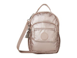 Kipling womens Alber 3-In-1 Convertible Mini Backpack, Metallic Rose, One Size