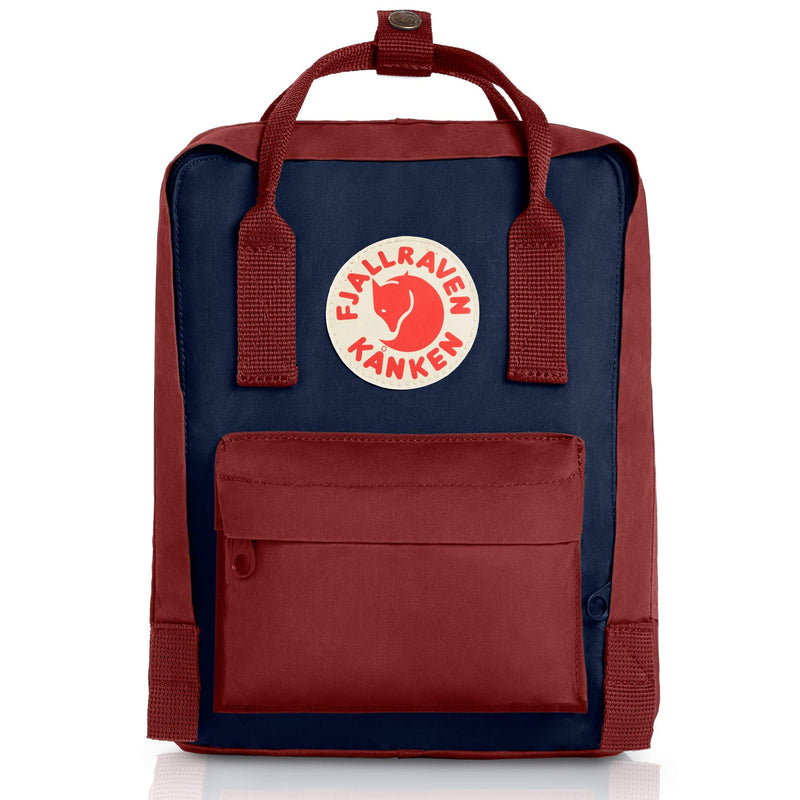 Fjallraven - Kanken Mini Classic Backpack for Everyday, Royal Blue/Ox Red - backpacks4less.com