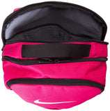 Nike Brasilia Medium Training Backpack, Nike Backpack for Women and Men with Secure Storage & Water Resistant Coating, Rush Pink/Black/White - backpacks4less.com