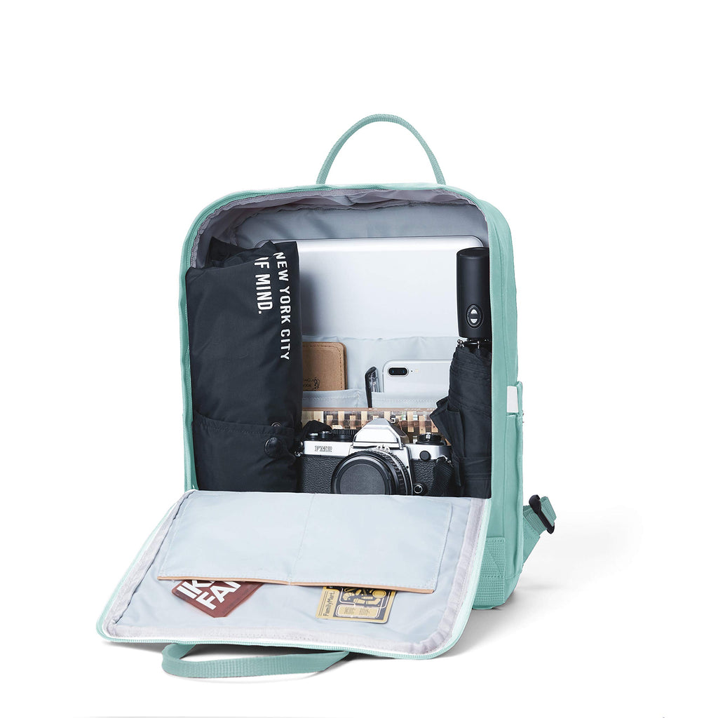 KALIDI Casual Backpack for Women,15 Inches Laptop Classic Backpack Camping Rucksack Travel Outdoor Daypack College School Bag (Mint Green) - backpacks4less.com