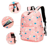 Teens Backpack Set Girls School Bags Kids Laptop Bookbags (Pink-T02) - backpacks4less.com