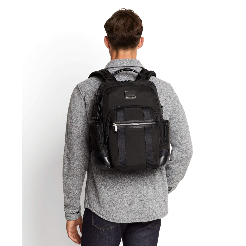 TUMI - Alpha Bravo Nathan Laptop Backpack - 15 Inch Computer Bag for Men and Women - Black - backpacks4less.com