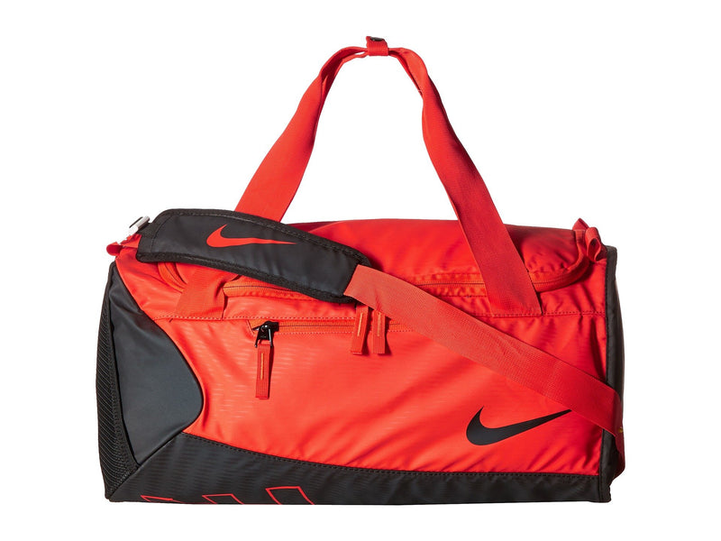 Nike Young Athletes Alpha ADPT Crossbody Duffel Max Orange/Black/Black Duffel Bags - backpacks4less.com