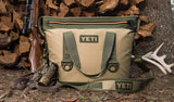 YETI Hopper Two 20 Portable Cooler, Field Tan / Blaze Orange - backpacks4less.com