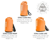 ICEMULE Classic Insulated Backpack Cooler Bag - Hands-Free, Collapsible, and Waterproof, This Portable Cooler is an Ideal Sling Backpack for Hiking, The Beach, Picnics and Camping-Medium, Blaze Orange - backpacks4less.com