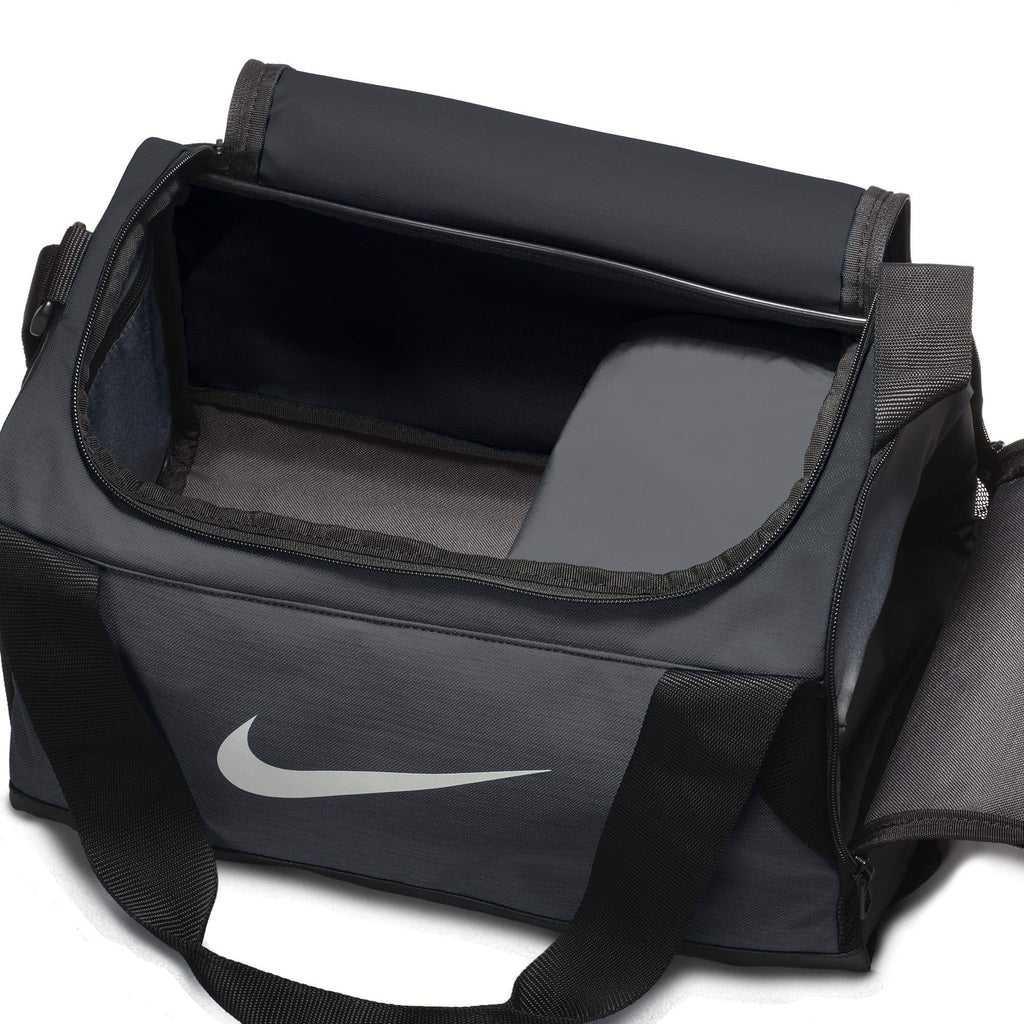 NIKE Brasilia Training Duffel Bag, Black/Black/White, X-Small - backpacks4less.com