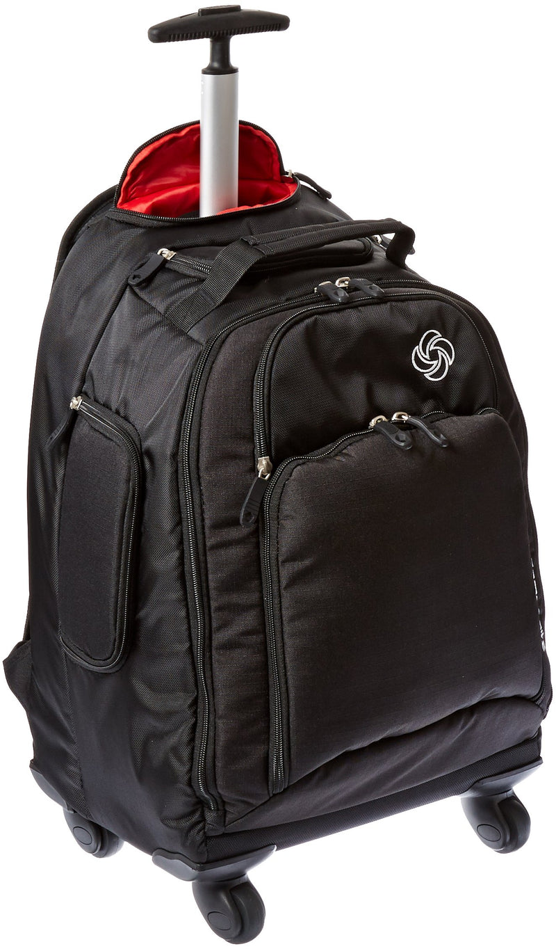 Samsonite Luggage Mvs Spinner Backpack, Black - backpacks4less.com