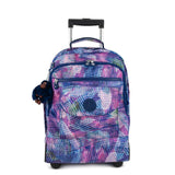 Kipling Sanaa Large Printed Rolling Backpack Radiant Splash