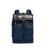TUMI - Alpha Bravo London Roll Top Laptop Backpack - 15 Inch Computer Bag for Men and Women - Navy