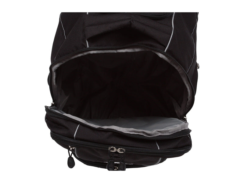 High Sierra Powerglide Lightweight Wheeled Laptop Backpack, fits most 17-inch laptop models, Ideal for High School and College Students Black - backpacks4less.com