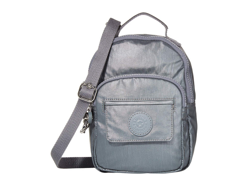 Kipling womens Alber 3-In-1 Convertible Mini Backpack, Steel grey metal, One Size - backpacks4less.com