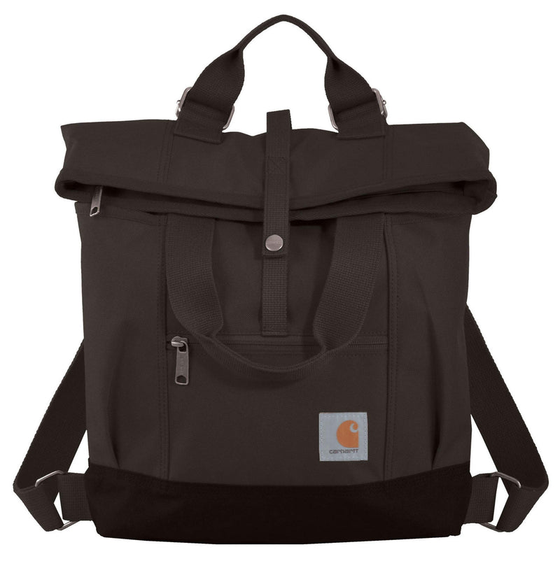 Carhartt Legacy Women's Hybrid Convertible Backpack Tote Bag, Black - backpacks4less.com