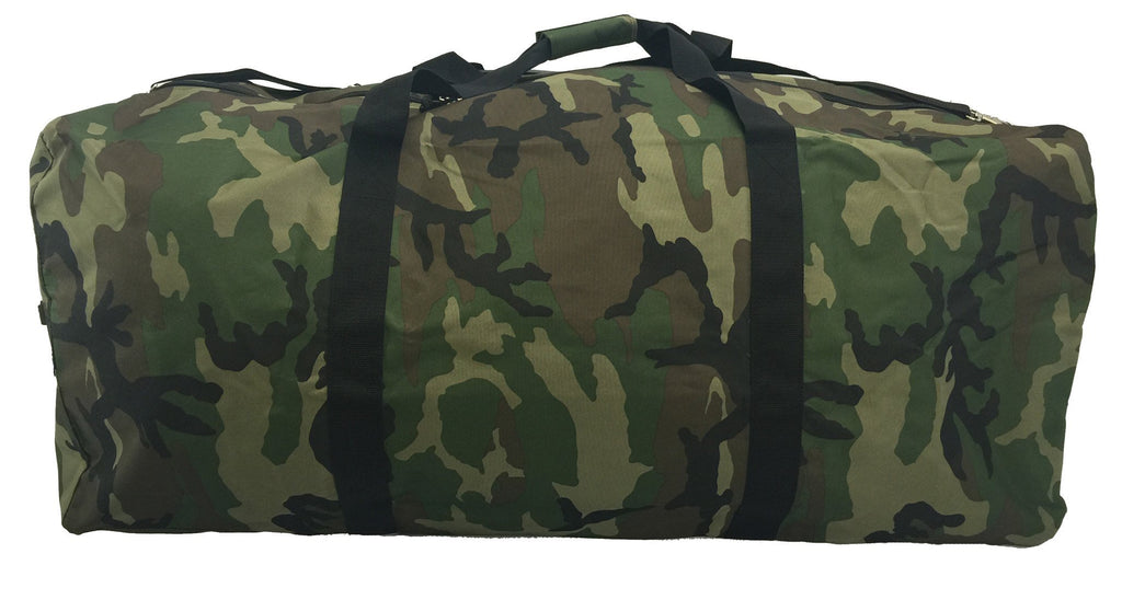 Heavy Duty Cargo Duffel Large Sport Gear Drum Set Equipment Hardware Travel Bag Rooftop Rack Bag (42" x 20" x 20", Camouflage) - backpacks4less.com