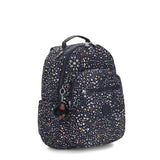 Kipling Seoul Large 15" Laptop Backpack Happy Dot Pr - backpacks4less.com