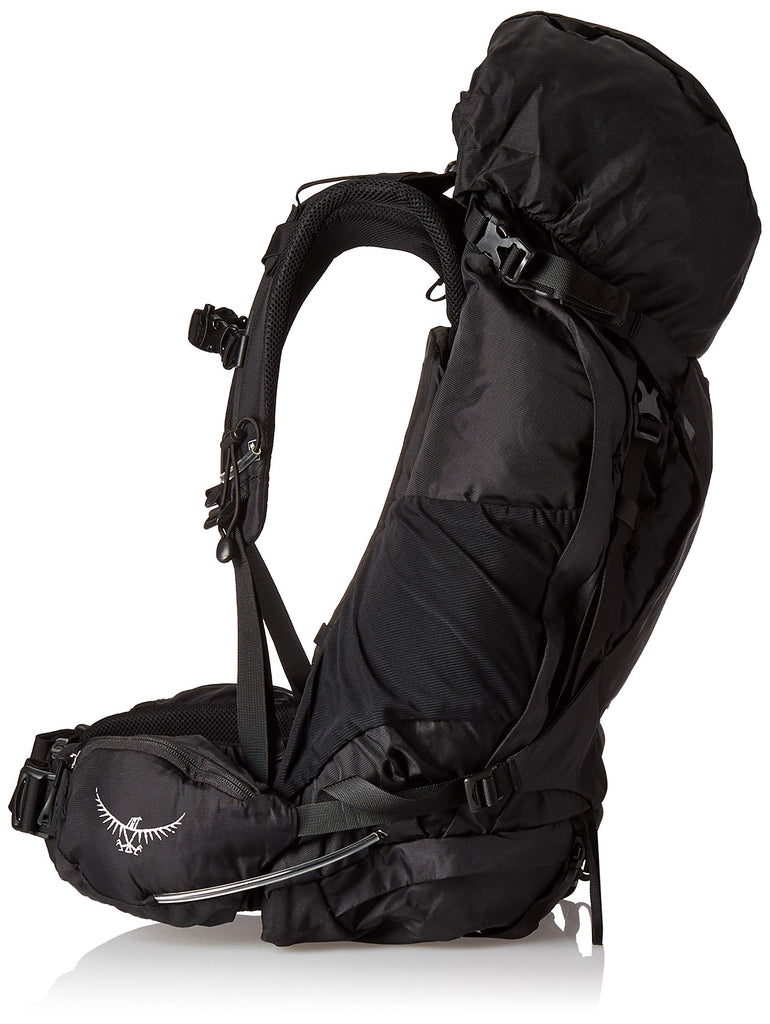 Osprey Packs Kestrel 48 Backpack, Black, Medium/Large - backpacks4less.com
