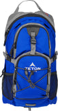 TETON Sports Oasis 1100 Hydration Pack | Free 2-Liter Hydration Bladder | Backpack design great for Hiking, Running, Cycling, and Climbing | Bright Blue