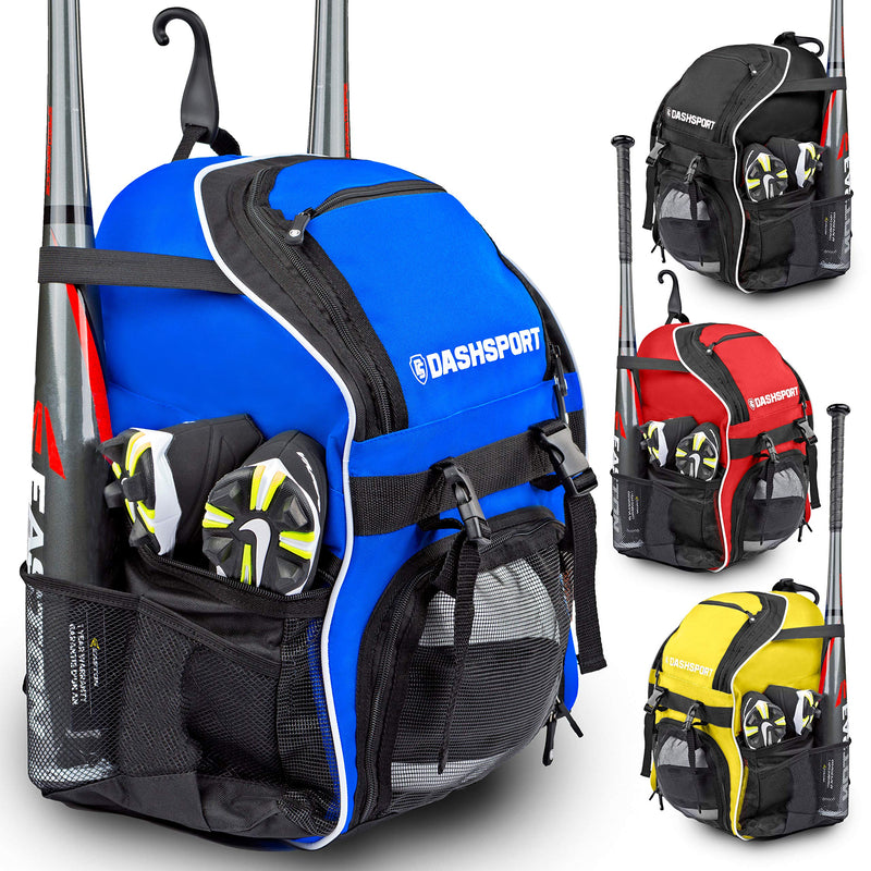 DashSport Baseball Bag Youth Backpack - Spacious 18 x 12 x 10 inches - backpacks4less.com