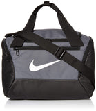 NIKE Brasilia X-Small Duffel - 9.0, Flint Grey/Black/White, Misc