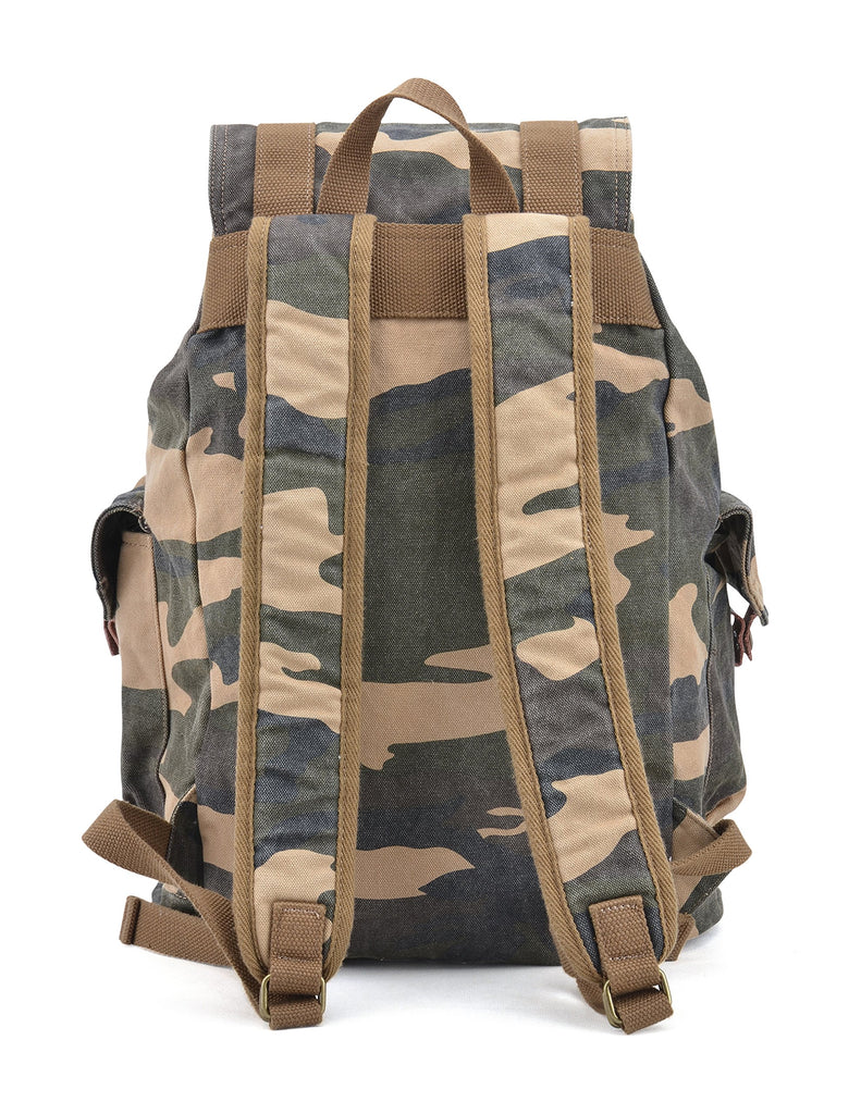 Gootium 21101CAM Specially High Density Thick Canvas Backpack Rucksack (camouflage) - backpacks4less.com